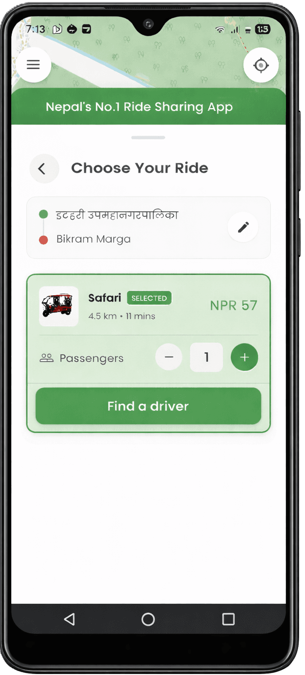 App Mockup Front